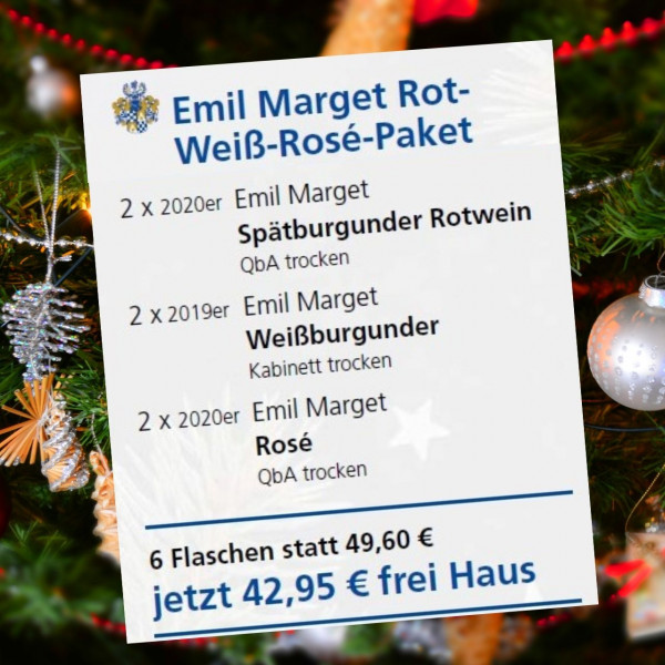 Emil Marget Rot- Weiß-Rosé-Paket