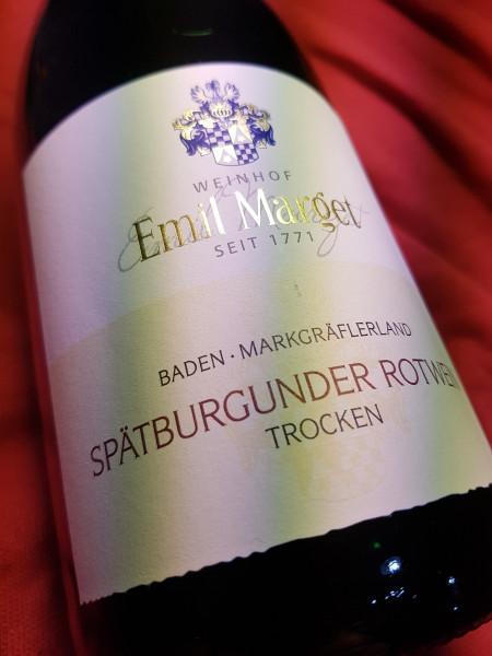 2020 Spätburgunder Rotwein Weinhof Emil Marget Qualitätswein trocken